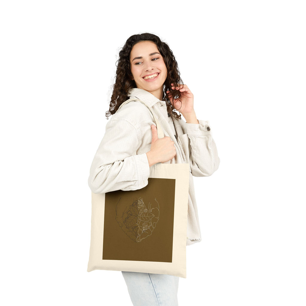 ‘Coffee is Life’ Cotton Canvas Tote Bag