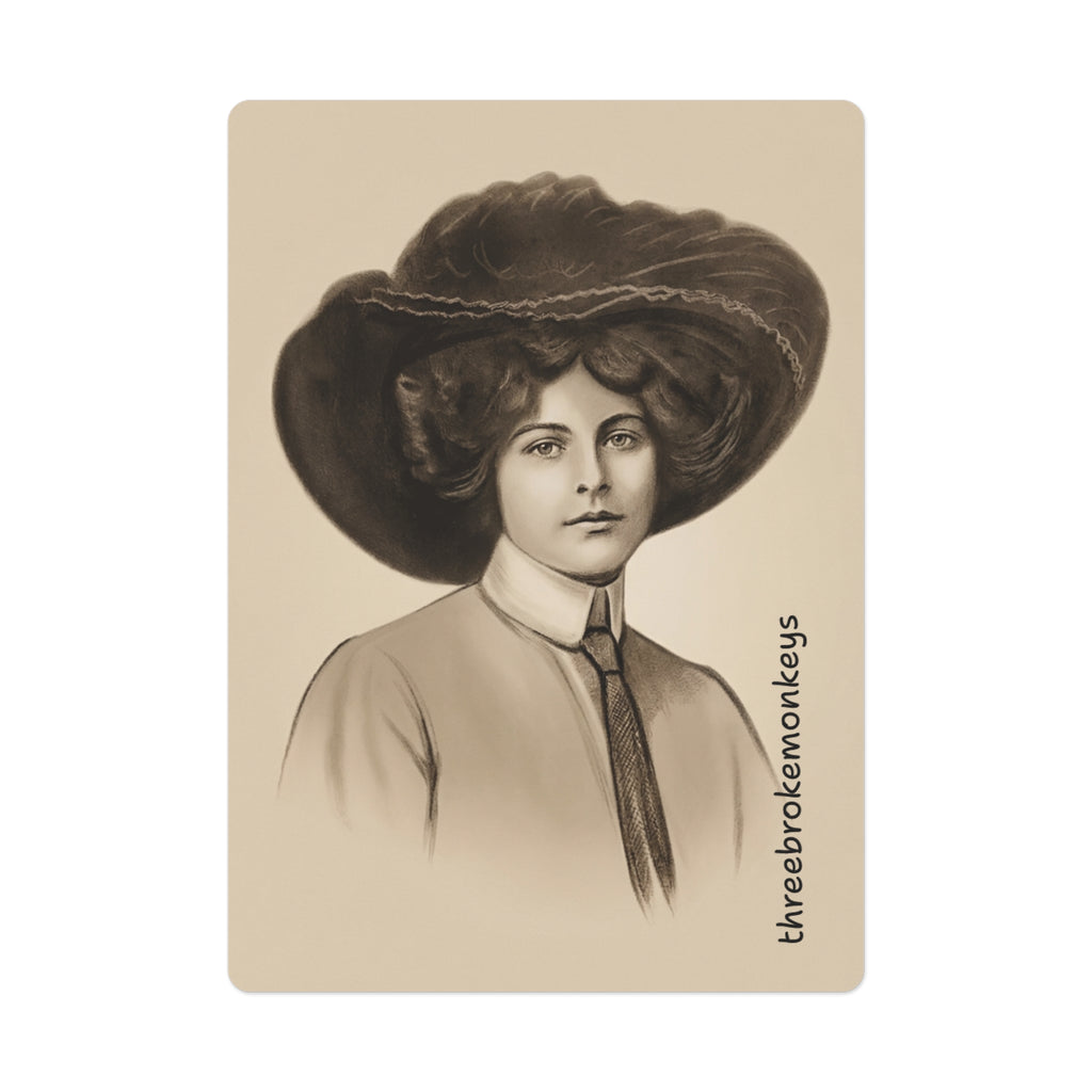 'Lady Luck' (Sepia Edition) Poker Cards