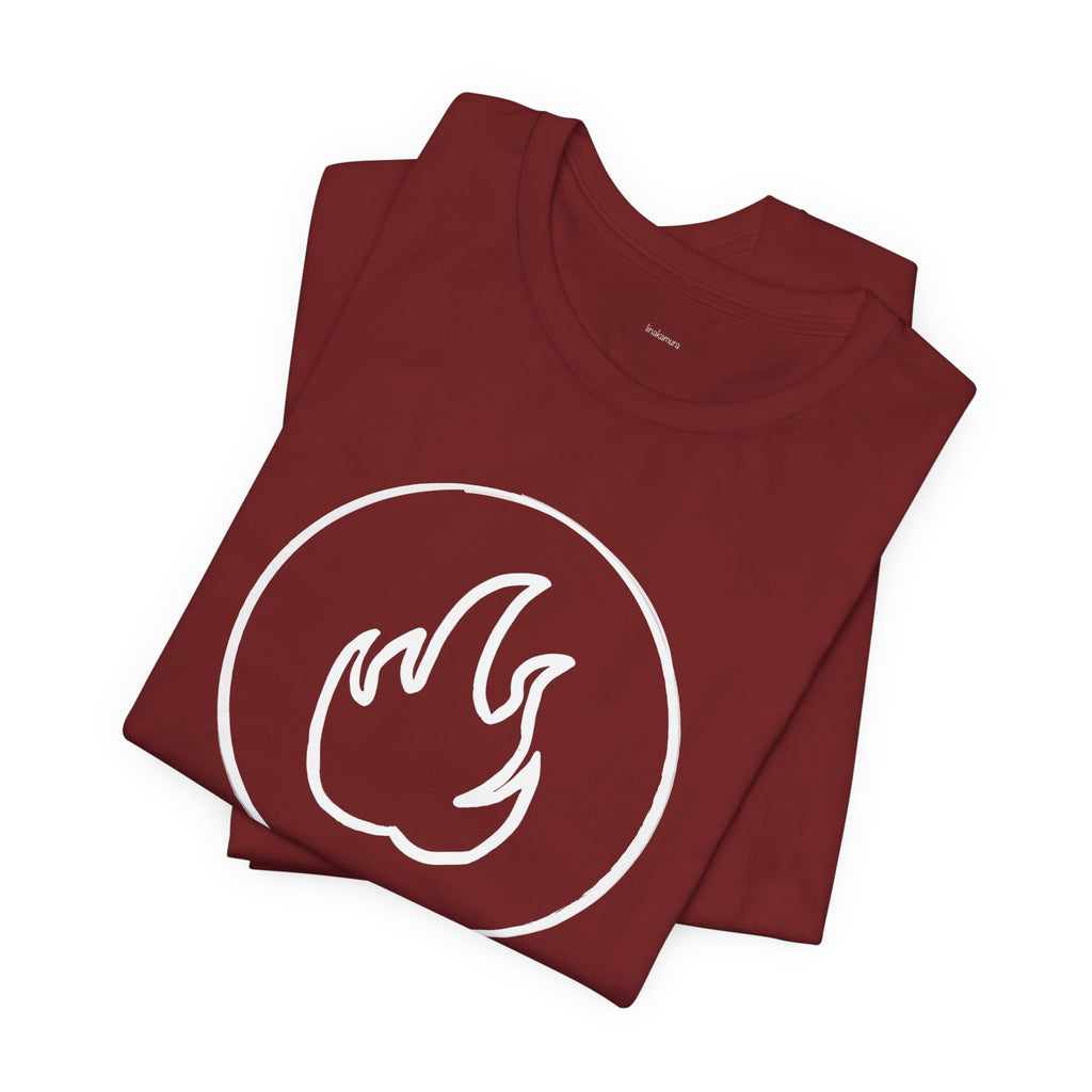 'Fire' (linakamura) - Unisex Jersey Short Sleeve Tee