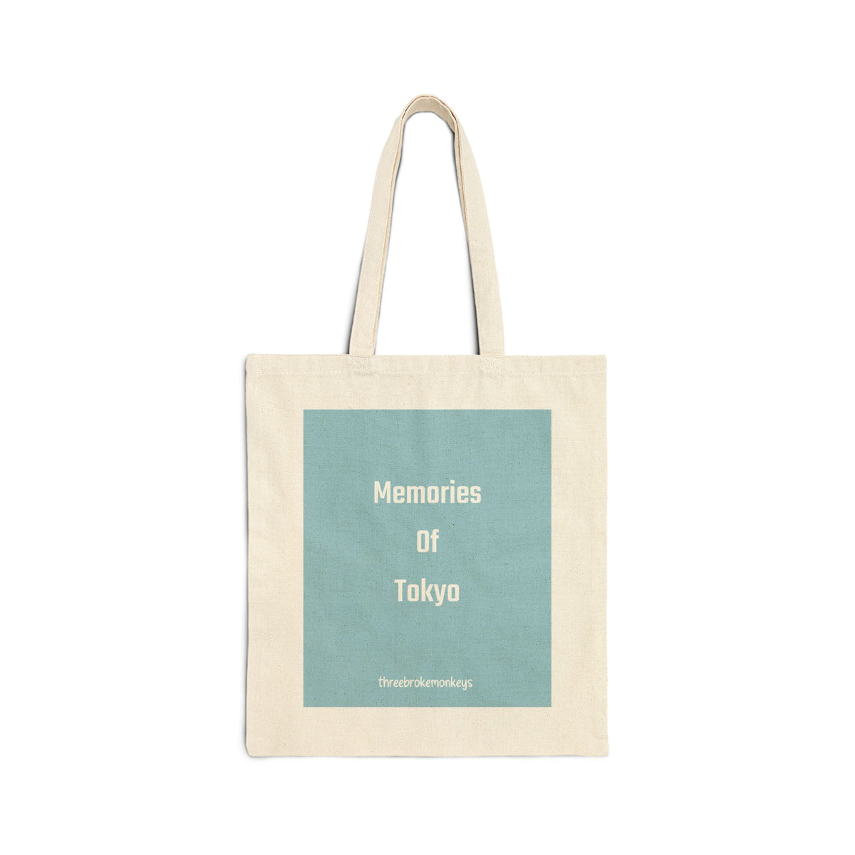 ‘Memories of Tokyo’ Cotton Canvas Tote Bag