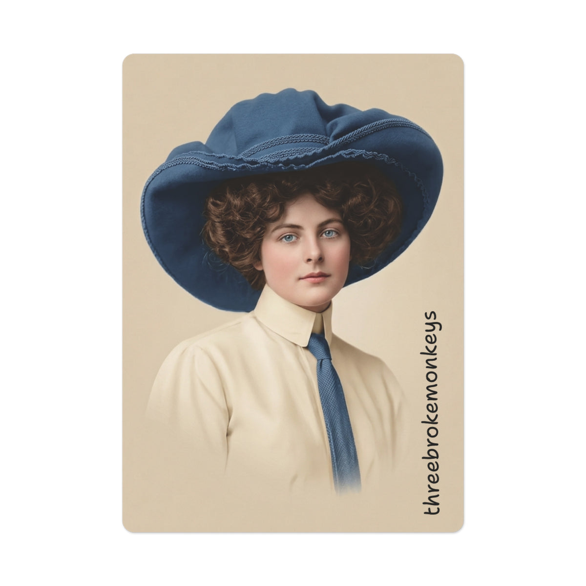 'Lady Luck' (Blue Edition) Poker Cards