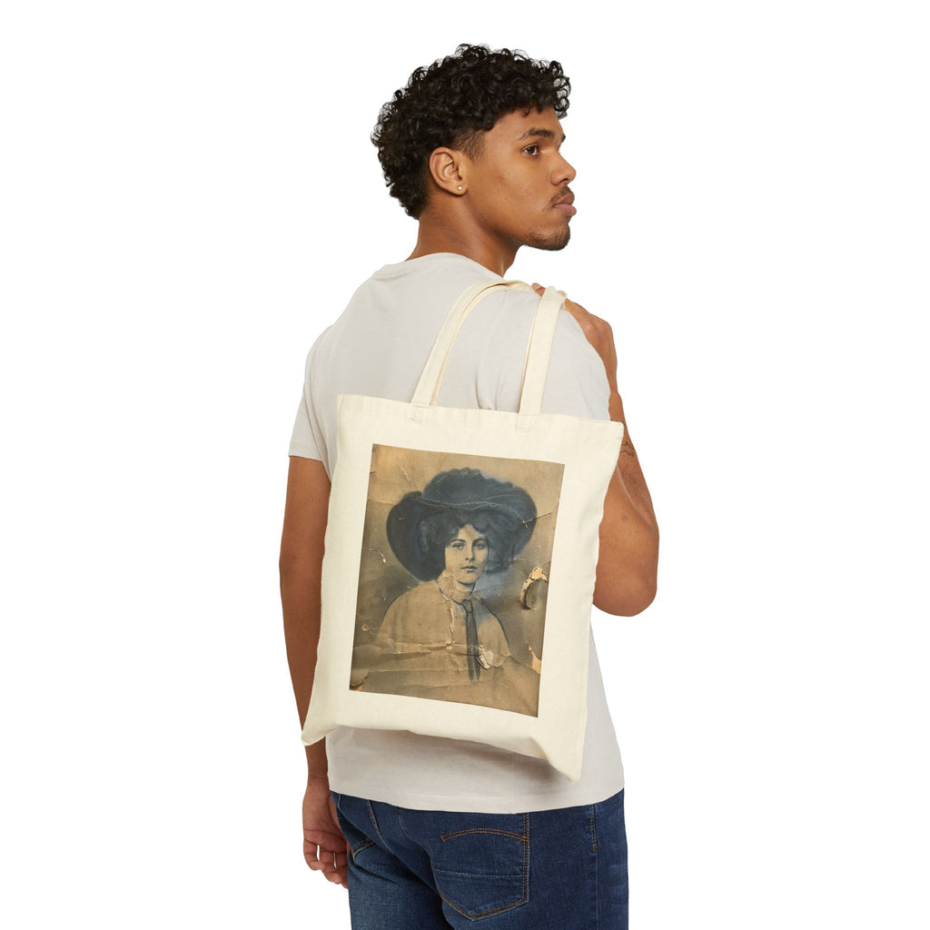‘Caitlin le Hata’ Cotton Canvas Tote Bag