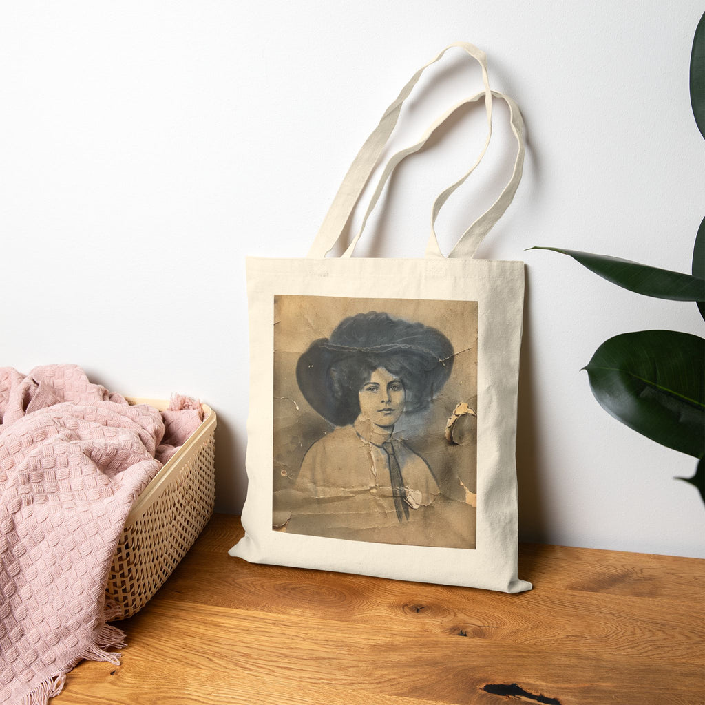 ‘Caitlin le Hata’ Cotton Canvas Tote Bag