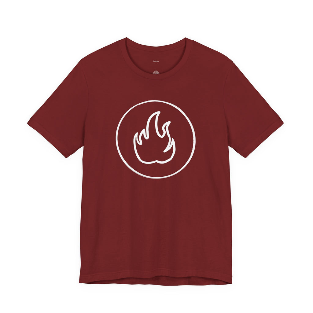 'Fire' (linakamura) - Unisex Jersey Short Sleeve Tee