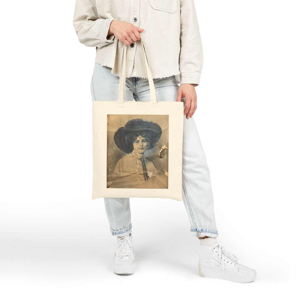 ‘Caitlin le Hata’ Cotton Canvas Tote Bag