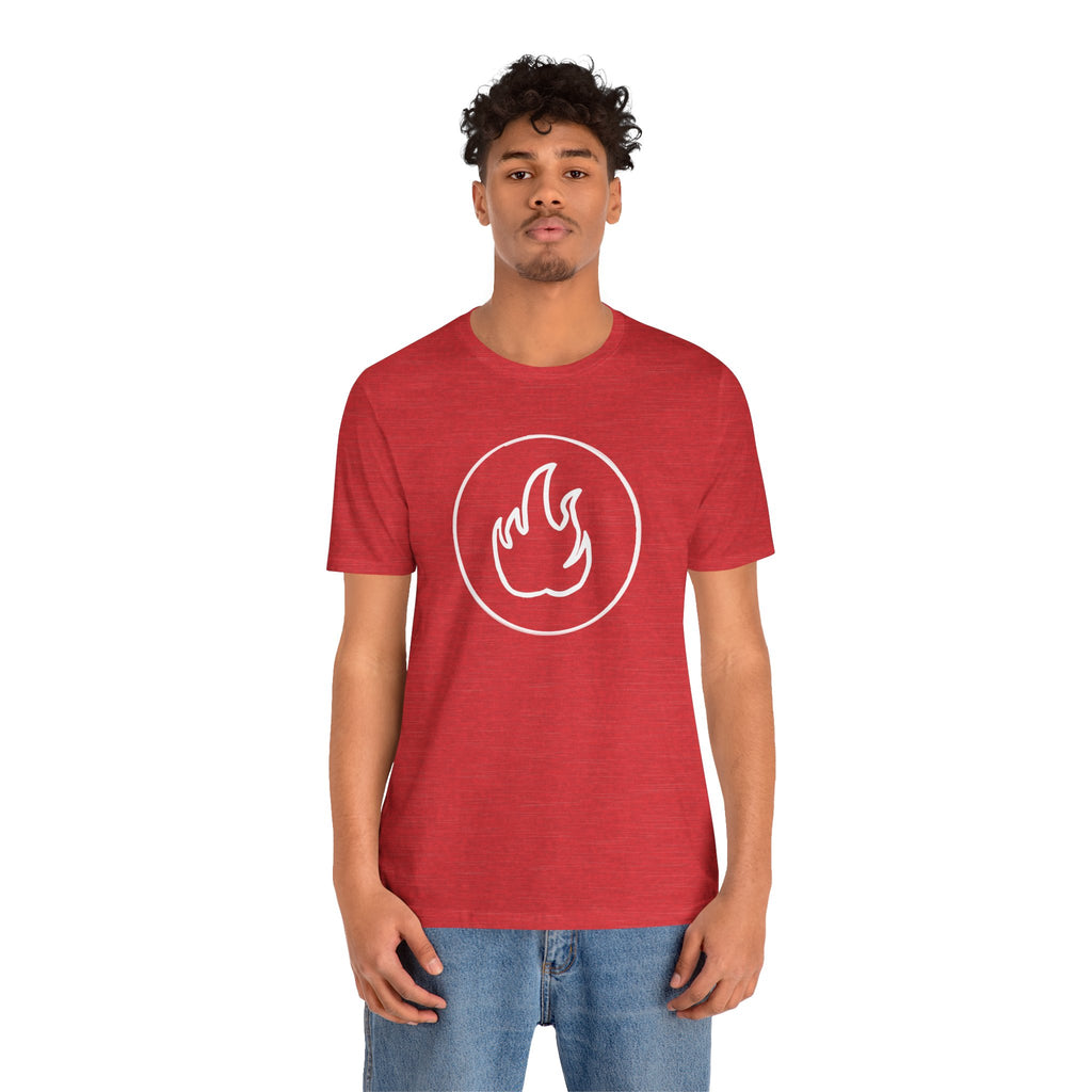 'Fire' (linakamura) - Unisex Jersey Short Sleeve Tee
