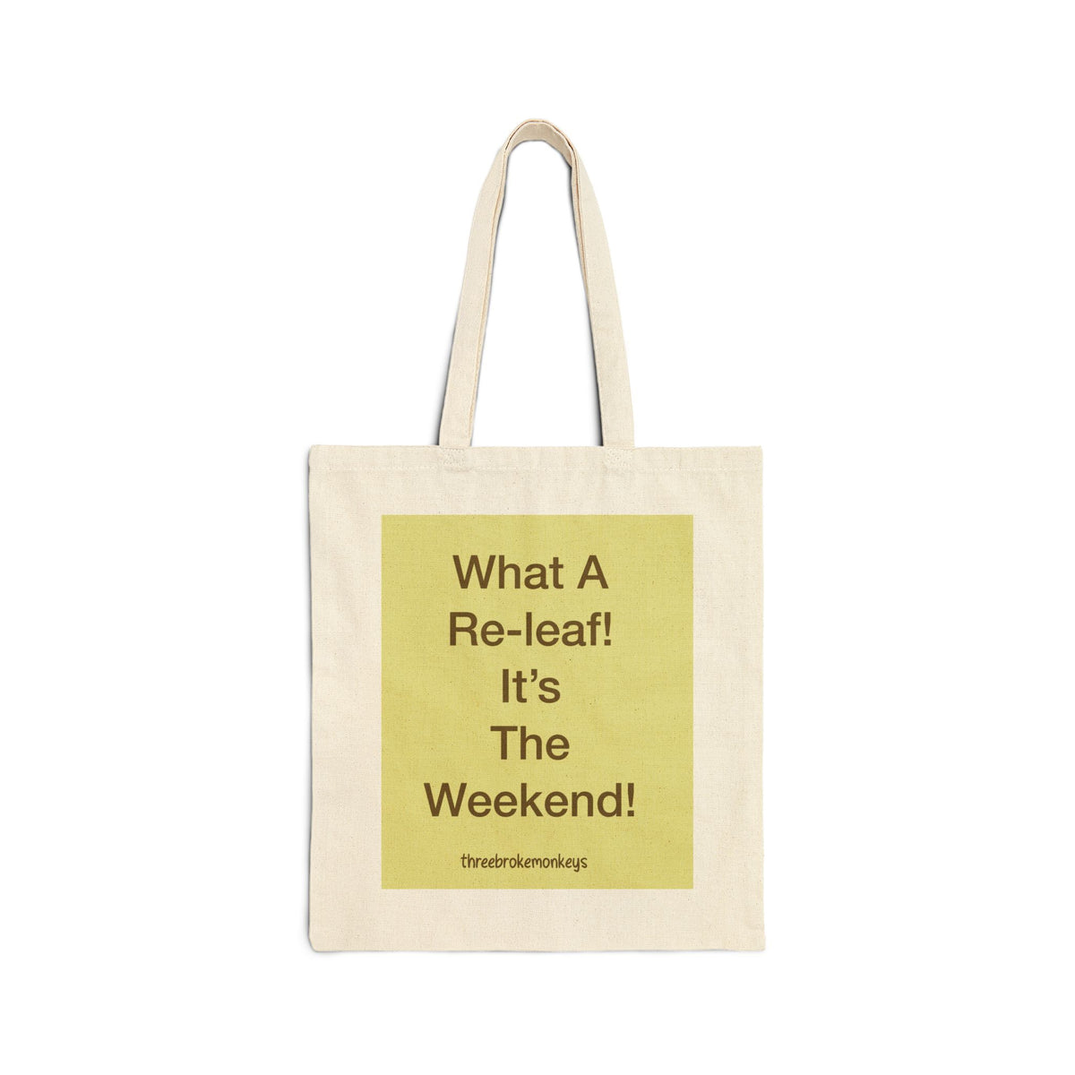 ‘Re-Leaf’ Cotton Canvas Tote Bag