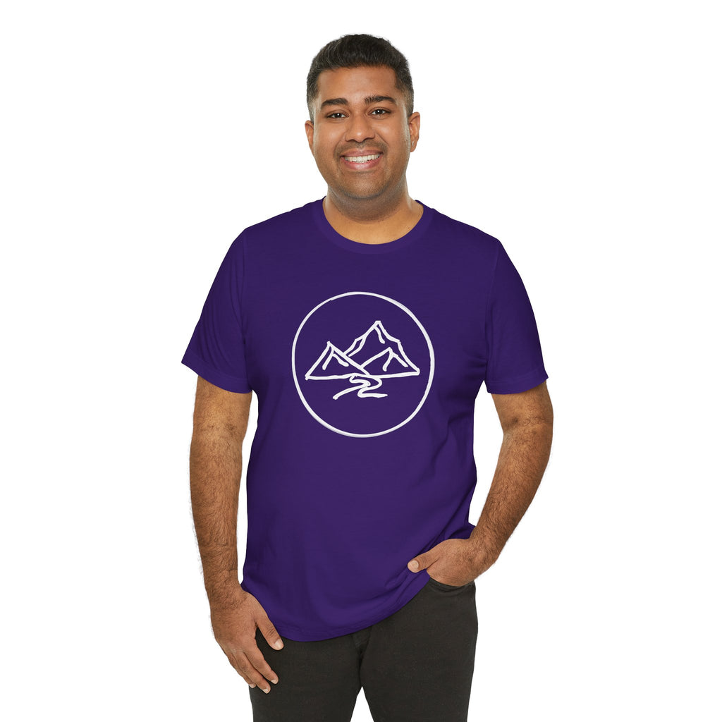 ‘Mountain’ (linakamura) Unisex Jersey Short Sleeve Tee