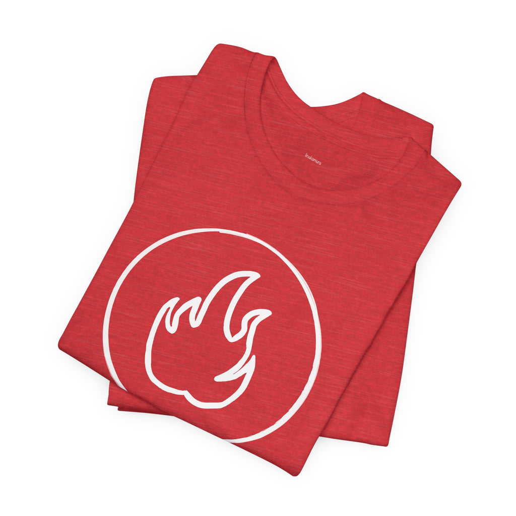 'Fire' (linakamura) - Unisex Jersey Short Sleeve Tee